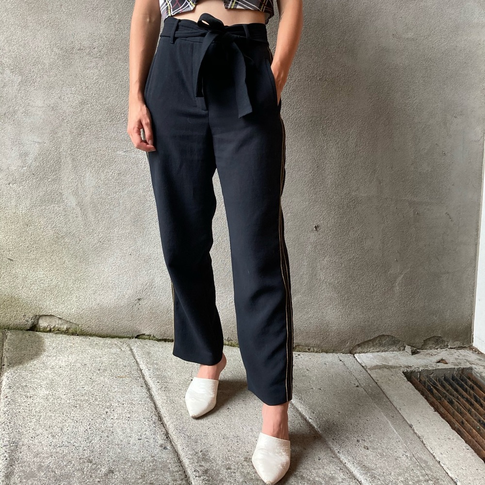 $50 - Wilfred paper bag tuxedo pant